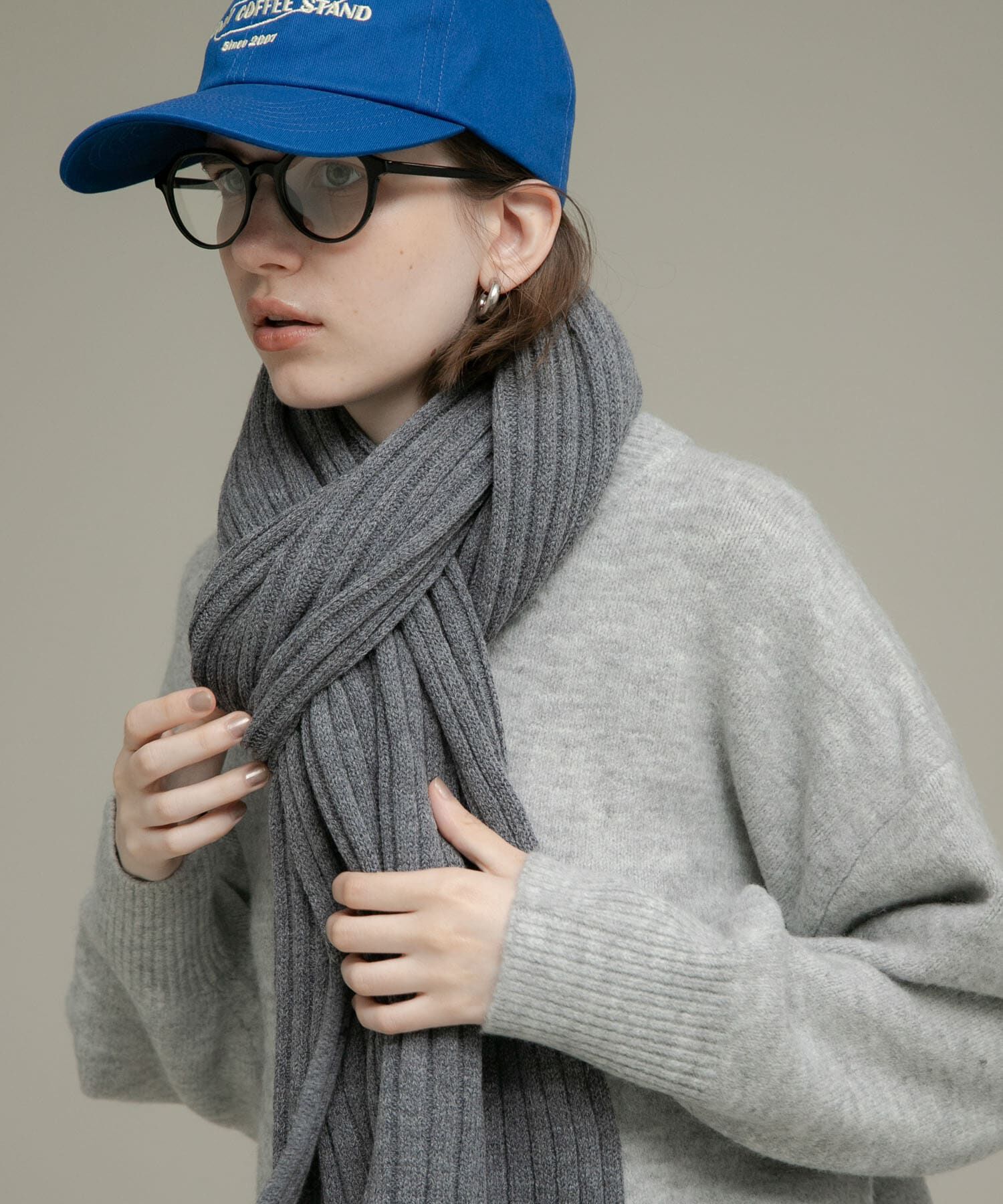 Sonny Label 「リブニットマフラー」|マフラー|