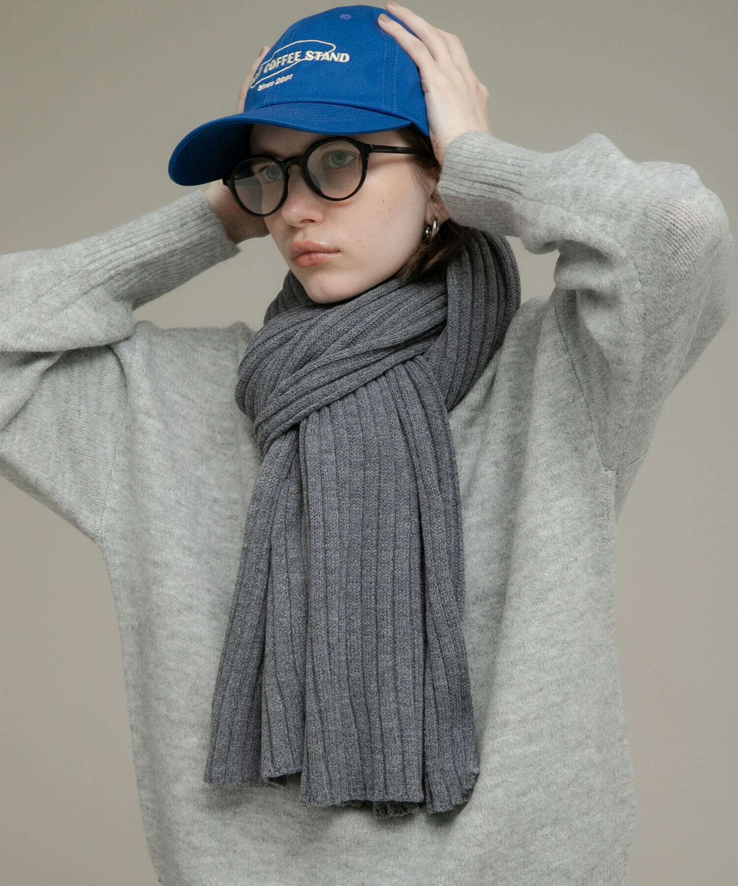 Sonny Label 「リブニットマフラー」|マフラー|