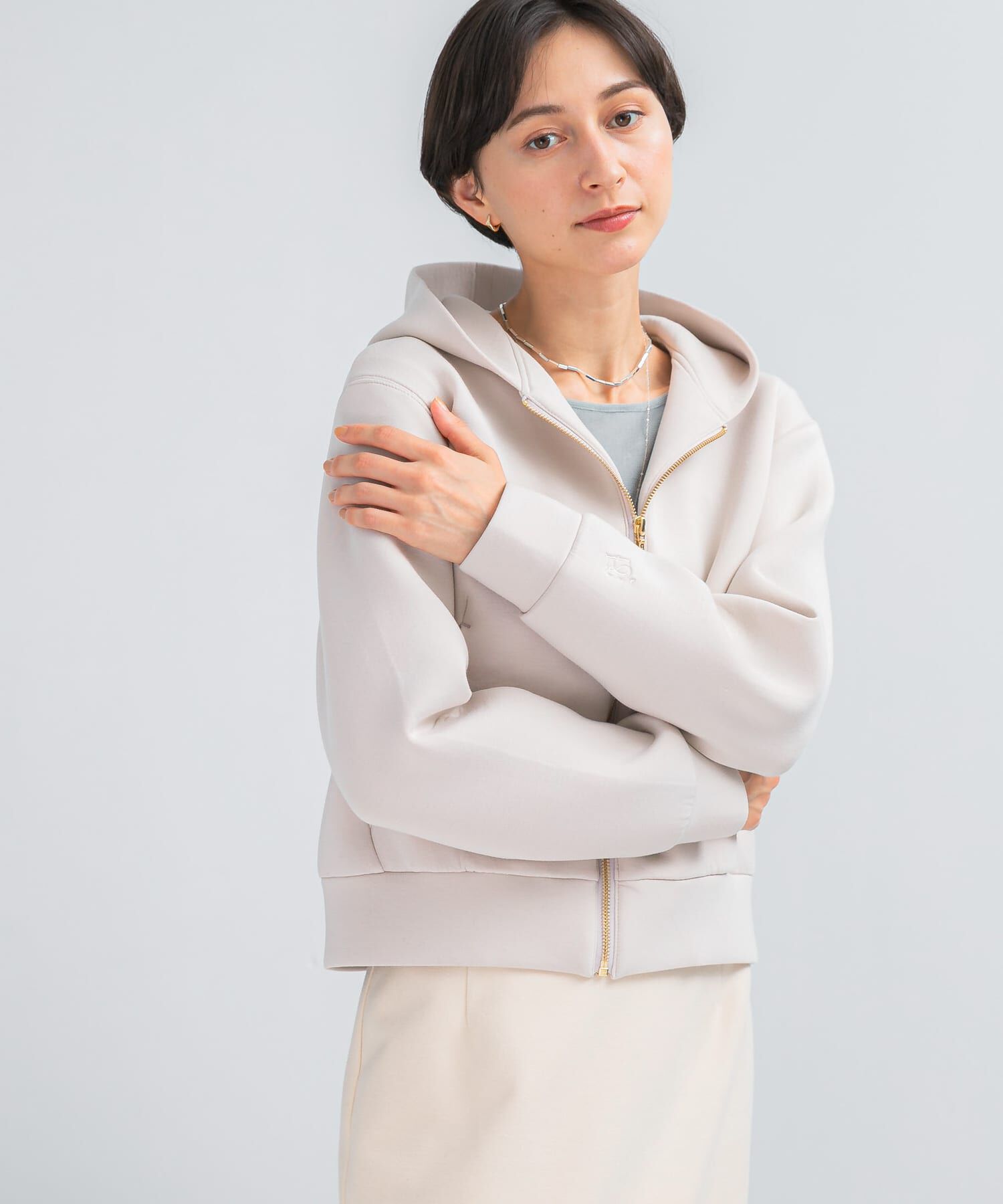 URBAN RESEARCH ROSSO「『WEB限定』刺繍ダンボールパーカー」|パーカー|