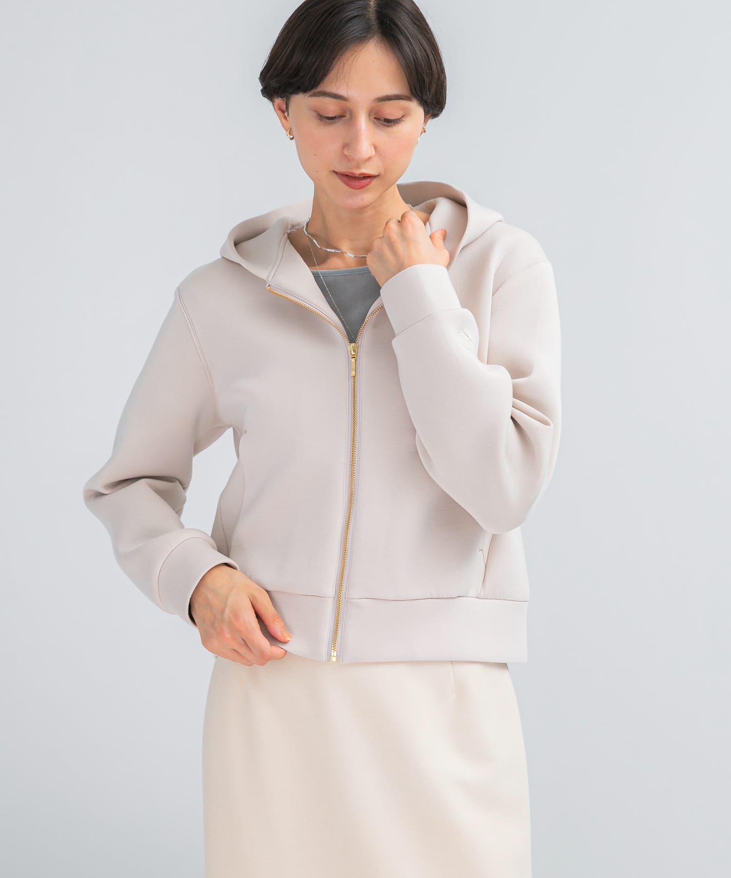 URBAN RESEARCH ROSSO「『WEB限定』刺繍ダンボールパーカー」|パーカー|