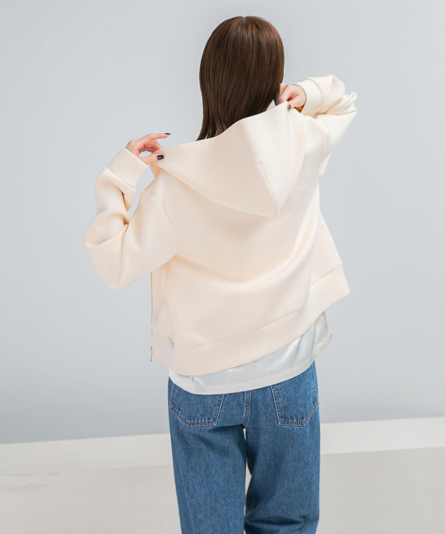 URBAN RESEARCH ROSSO「『WEB限定』刺繍ダンボールパーカー」|パーカー|