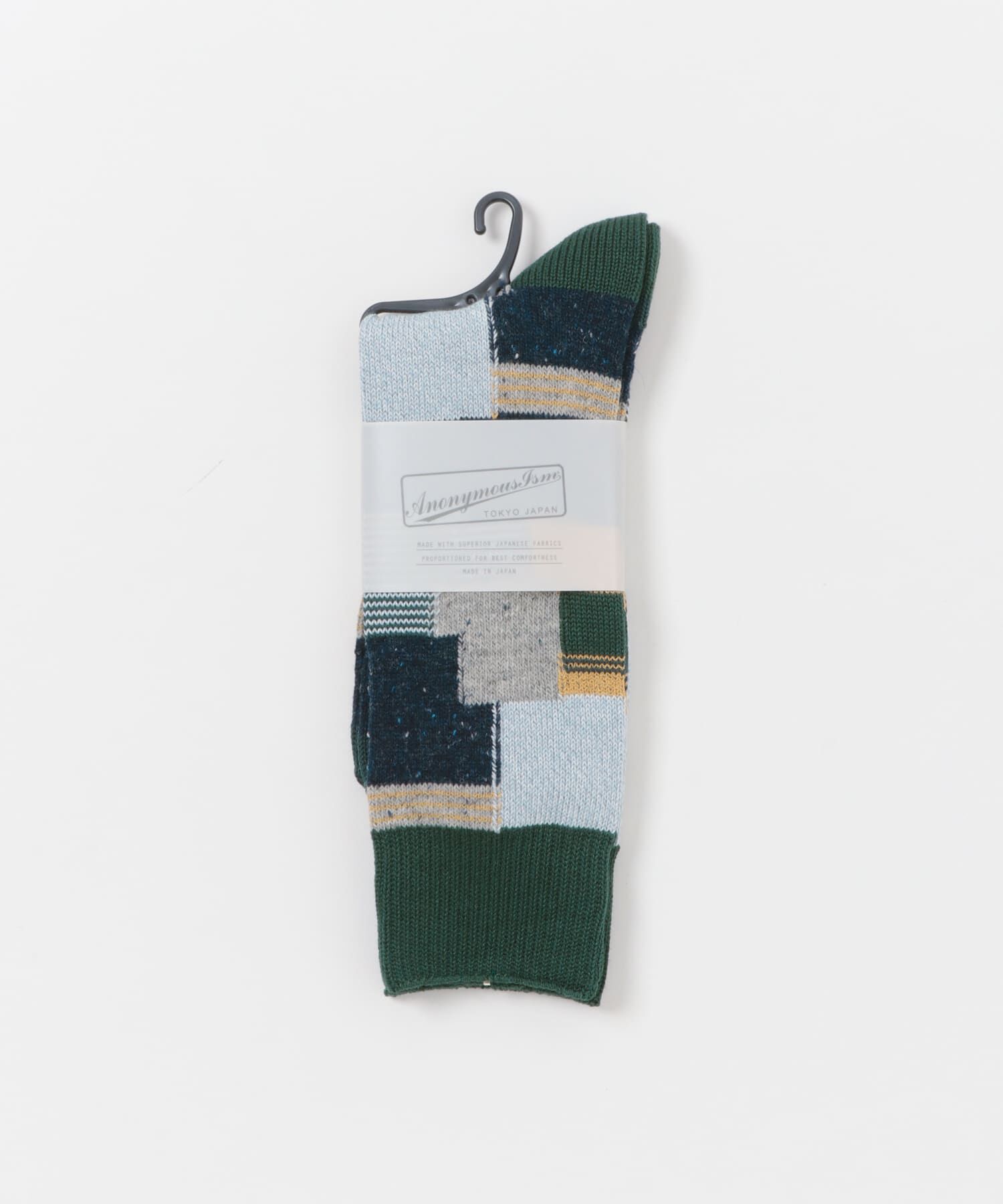 URBAN RESEARCH DOORS「『別注』Anonymous Ism&times;DOORS　パッチワーククルー」|ソックス|