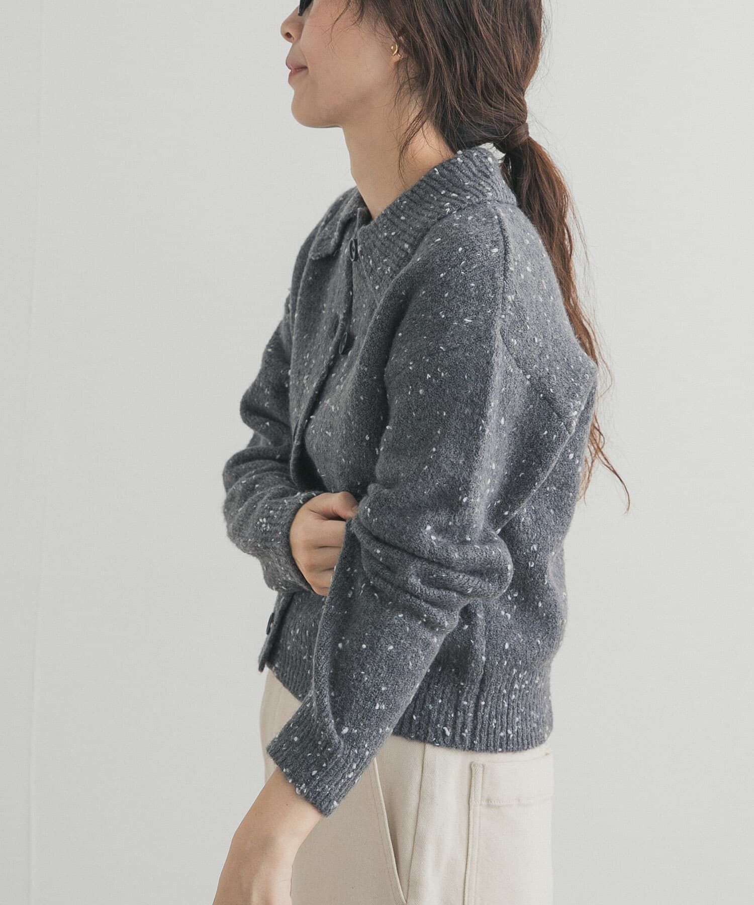 URBAN RESEARCH DOORS「ネップヤーンカーディガン」|カーディガン|