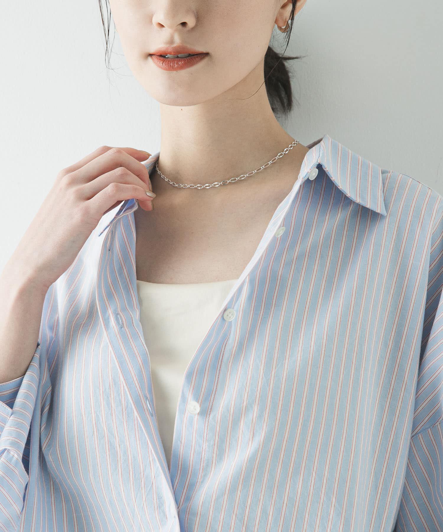 URBAN RESEARCH「スカーフ付きワイドショートシャツ」|シャツ・ブラウス|