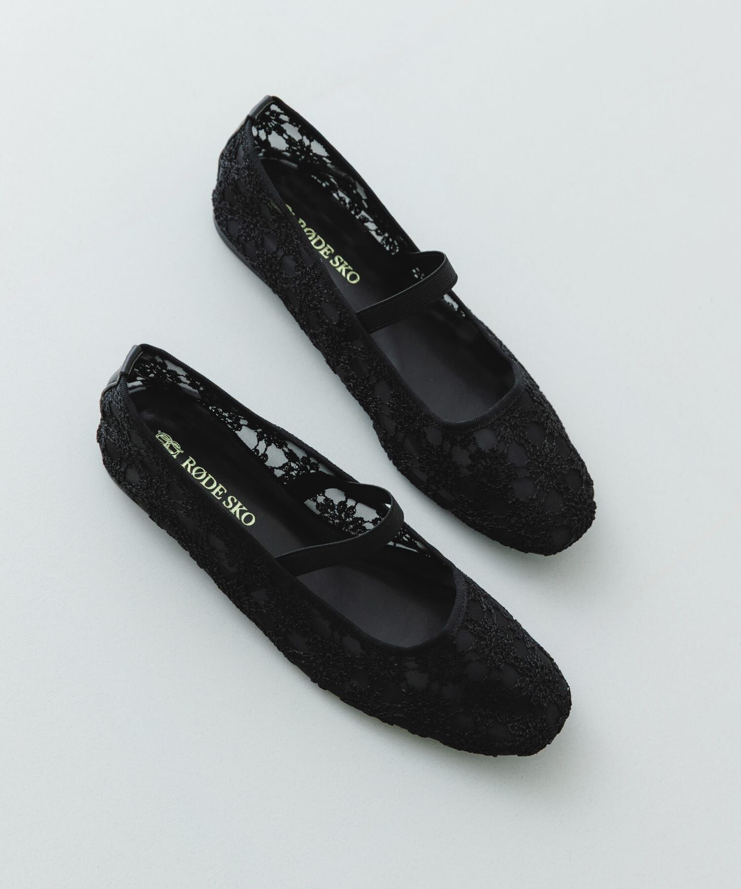 RODE SKO「フラワーシアーフラットシューズ」|バレエシューズ|