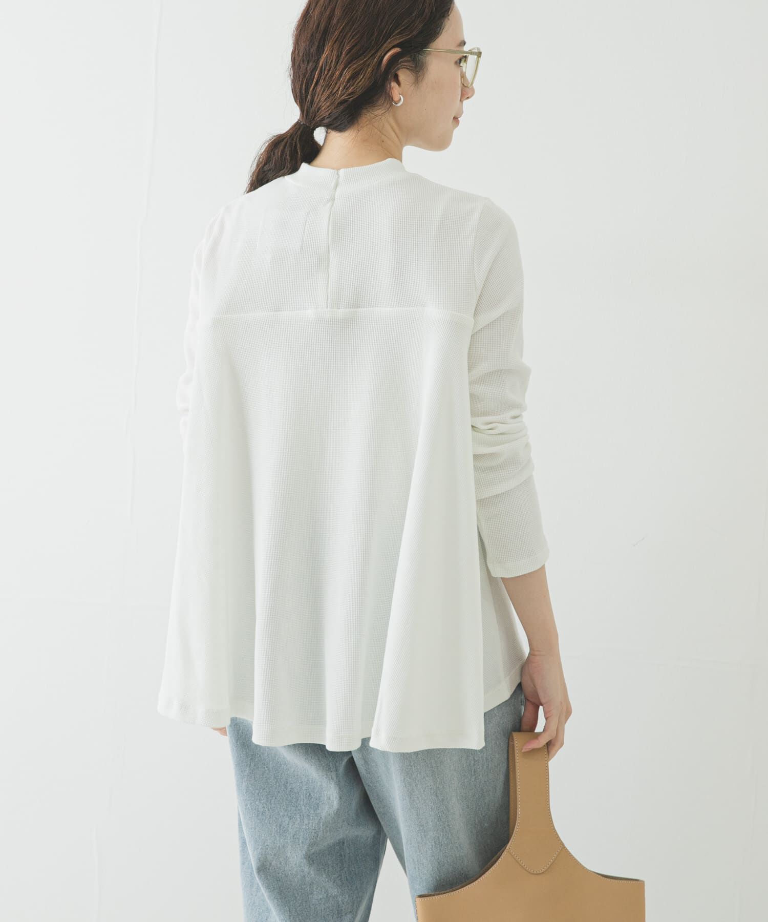 URBAN RESEARCH「NEW BALANCE　NB GREYペプラム長袖トップ」|Tシャツ・カットソー|