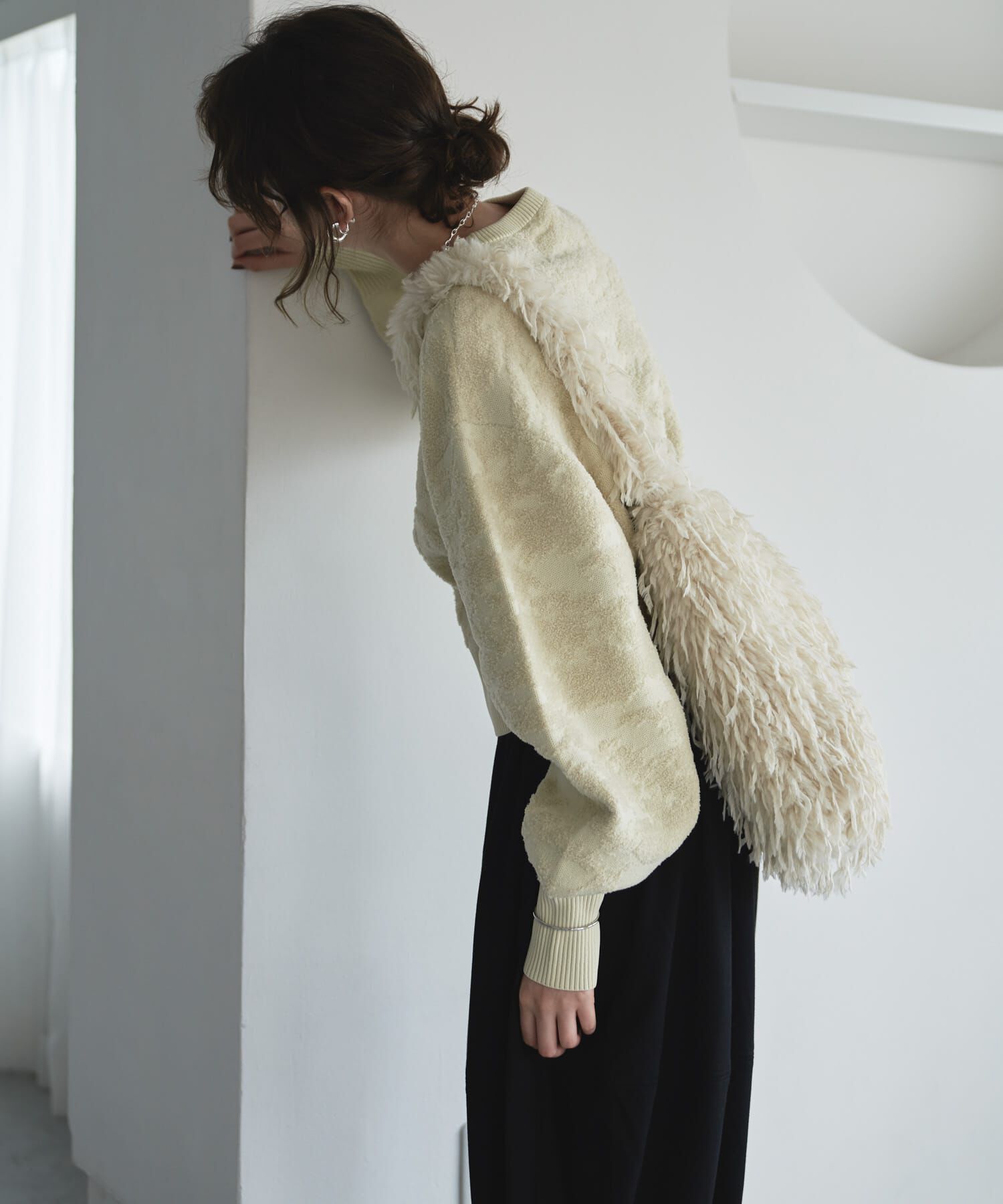  「マーブルジャガードニット」|ニット・セーター|