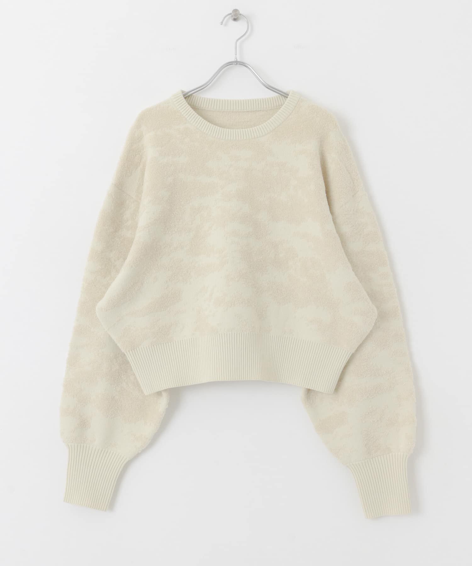  「マーブルジャガードニット」|ニット・セーター|