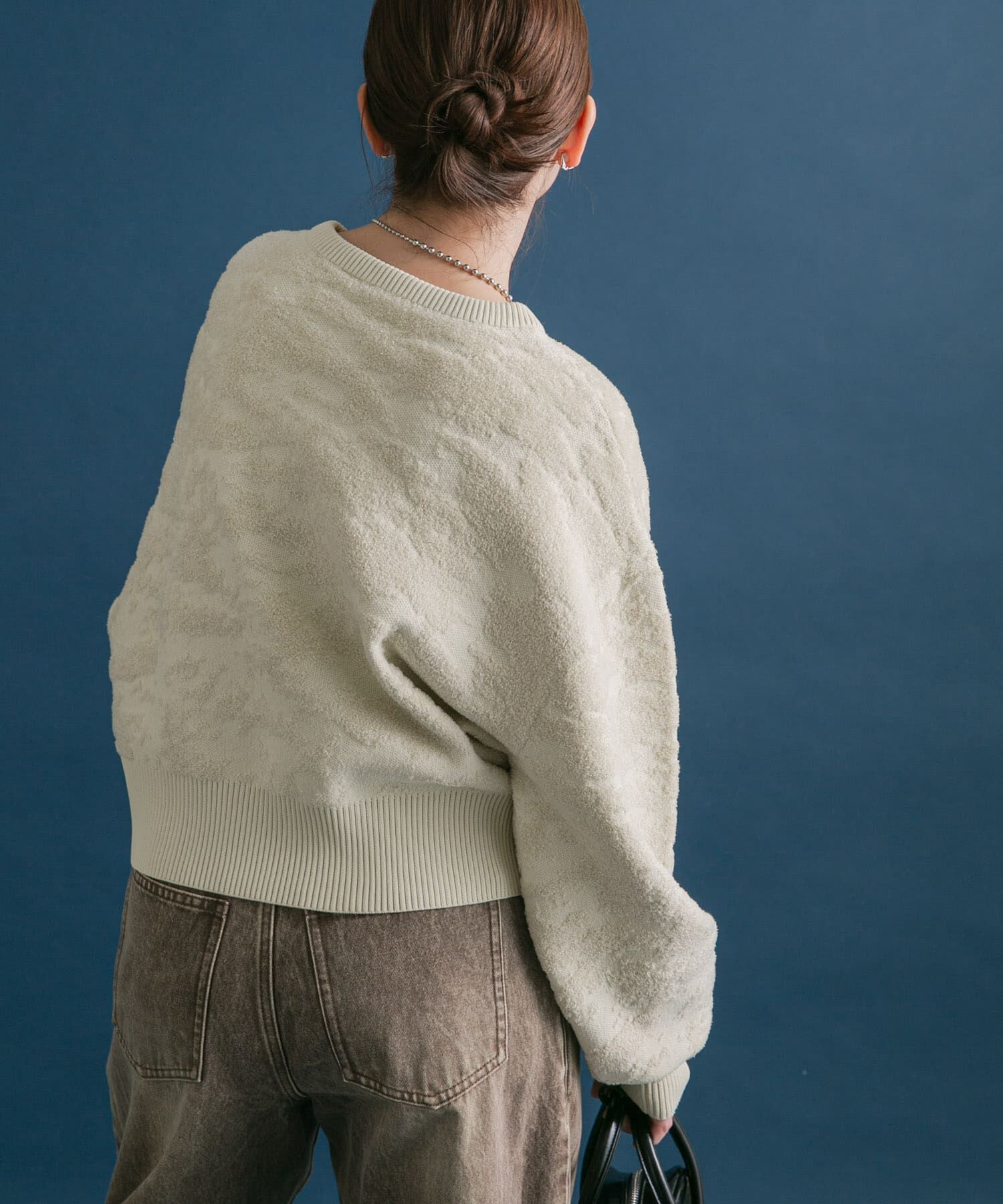  「マーブルジャガードニット」|ニット・セーター|