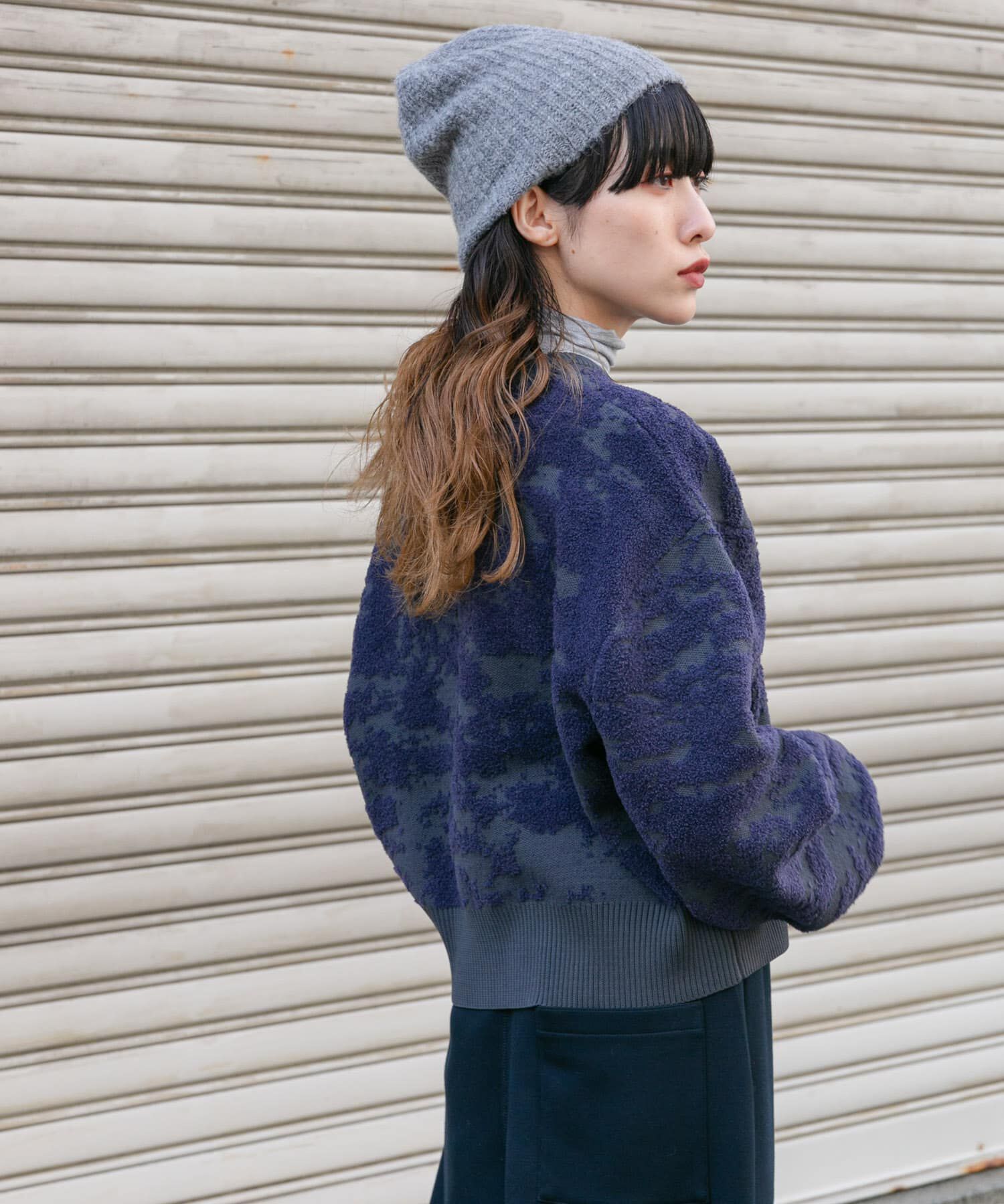  「マーブルジャガードニット」|ニット・セーター|