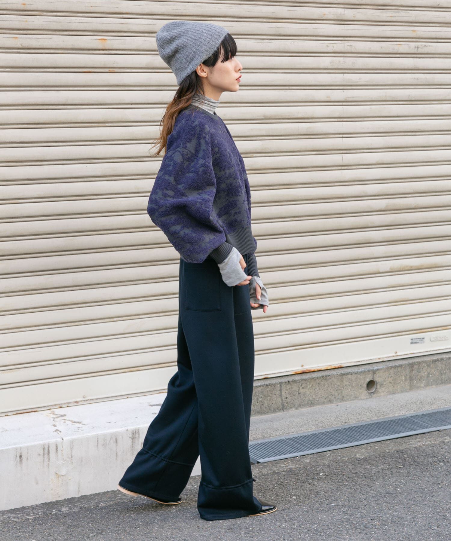  「マーブルジャガードニット」|ニット・セーター|