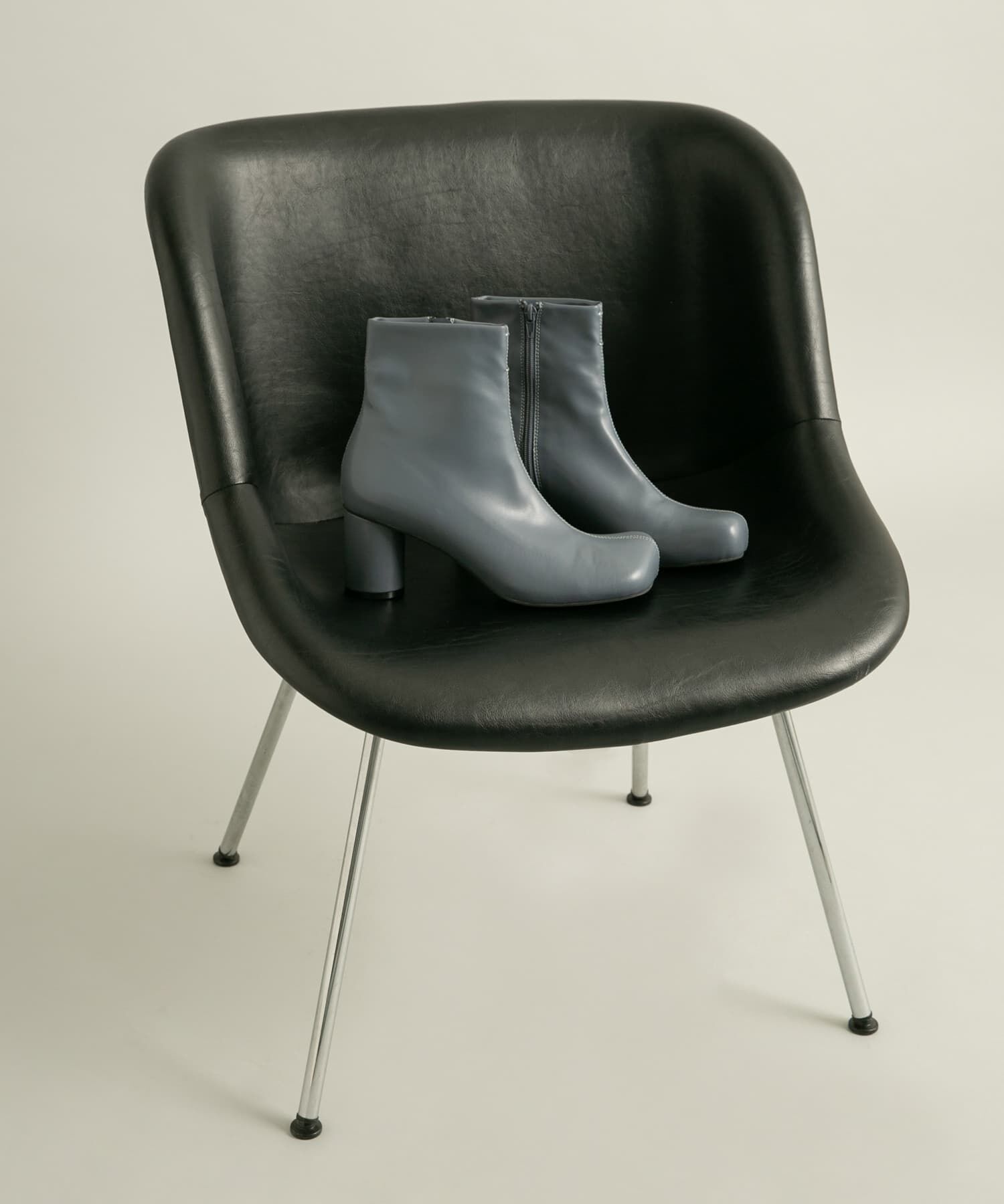  「ステッチデザインラウンドトゥブーツ」|ショートブーツ|