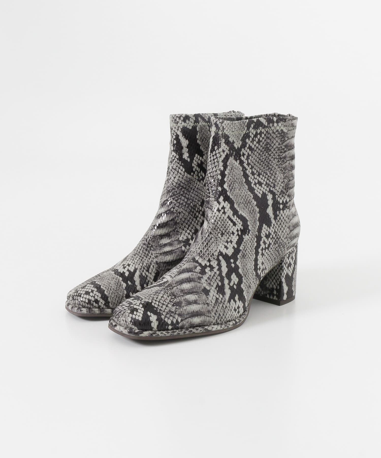 SENSE OF PLACE by URBAN RESEARCH「スクエアトウセンターシームストレッチブーツ」|ショートブーツ|