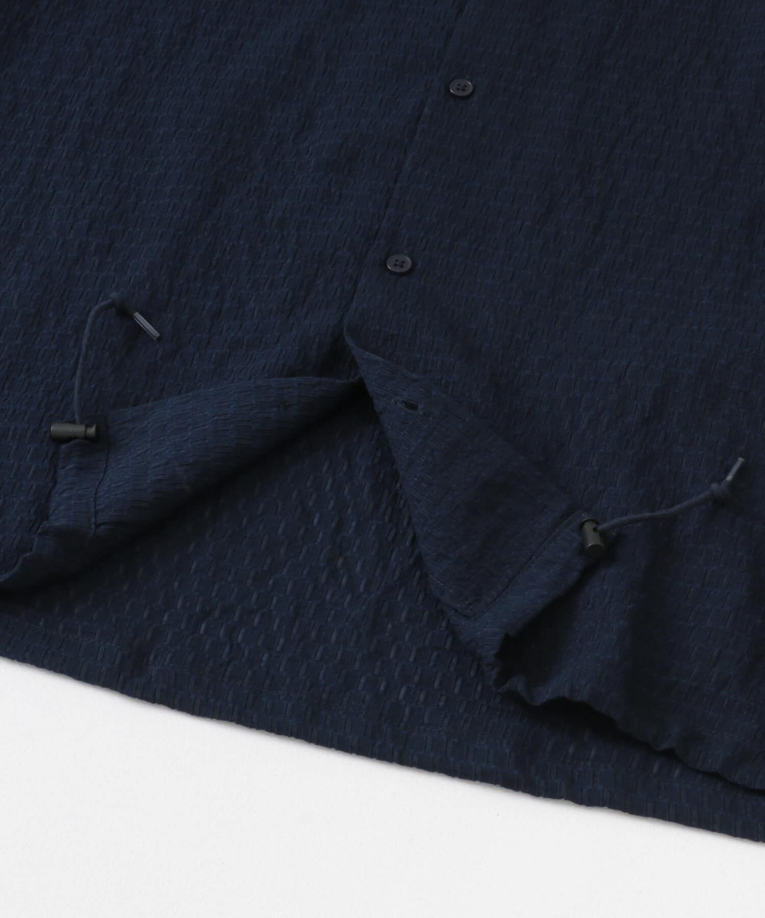 SENSE OF PLACE by URBAN RESEARCH「シアーレースドローコードオープンカラーシャツ」|シャツ・ブラウス|