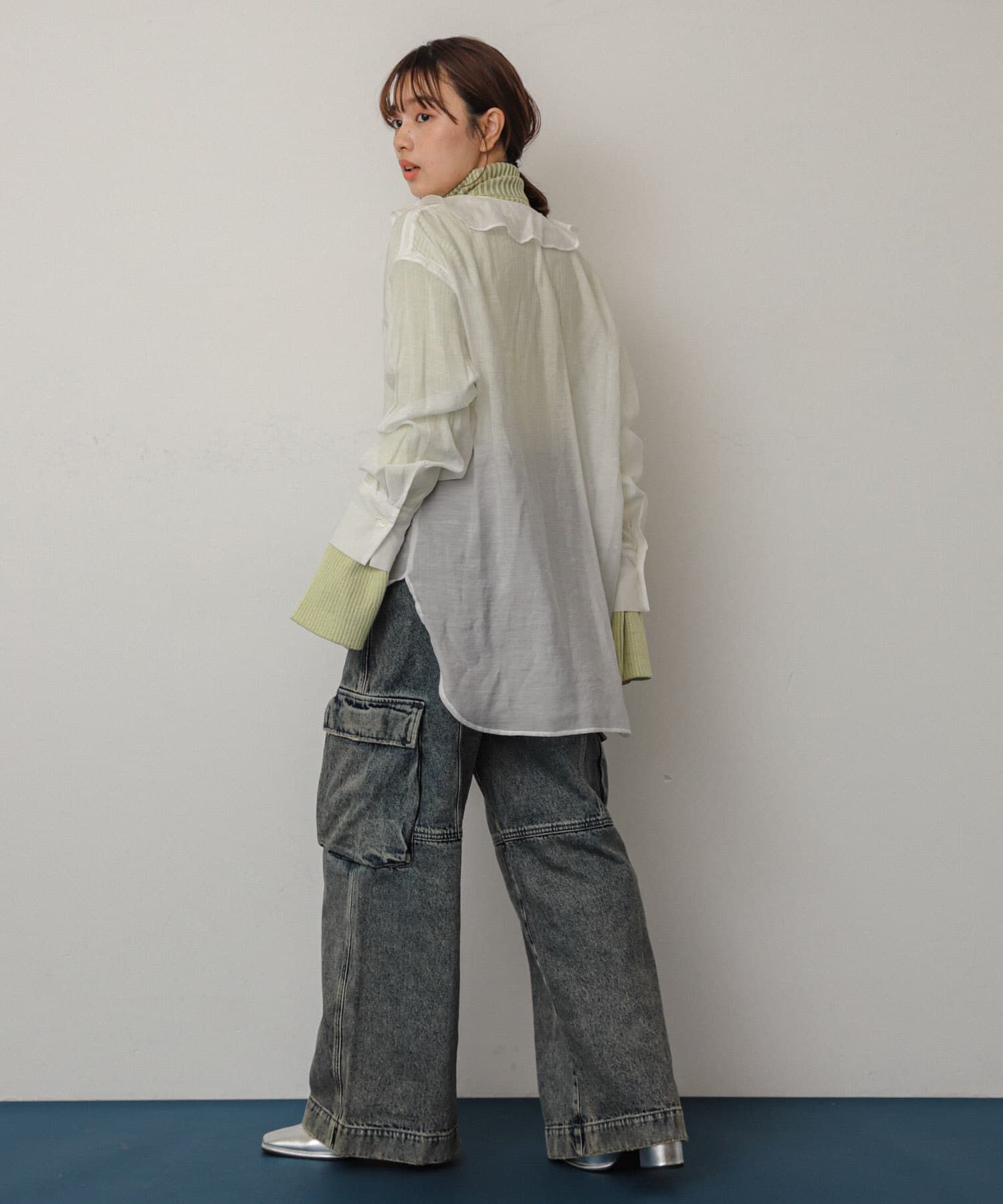 SENSE OF PLACE by URBAN RESEARCH「フリルカラーブラウス」|シャツ・ブラウス|