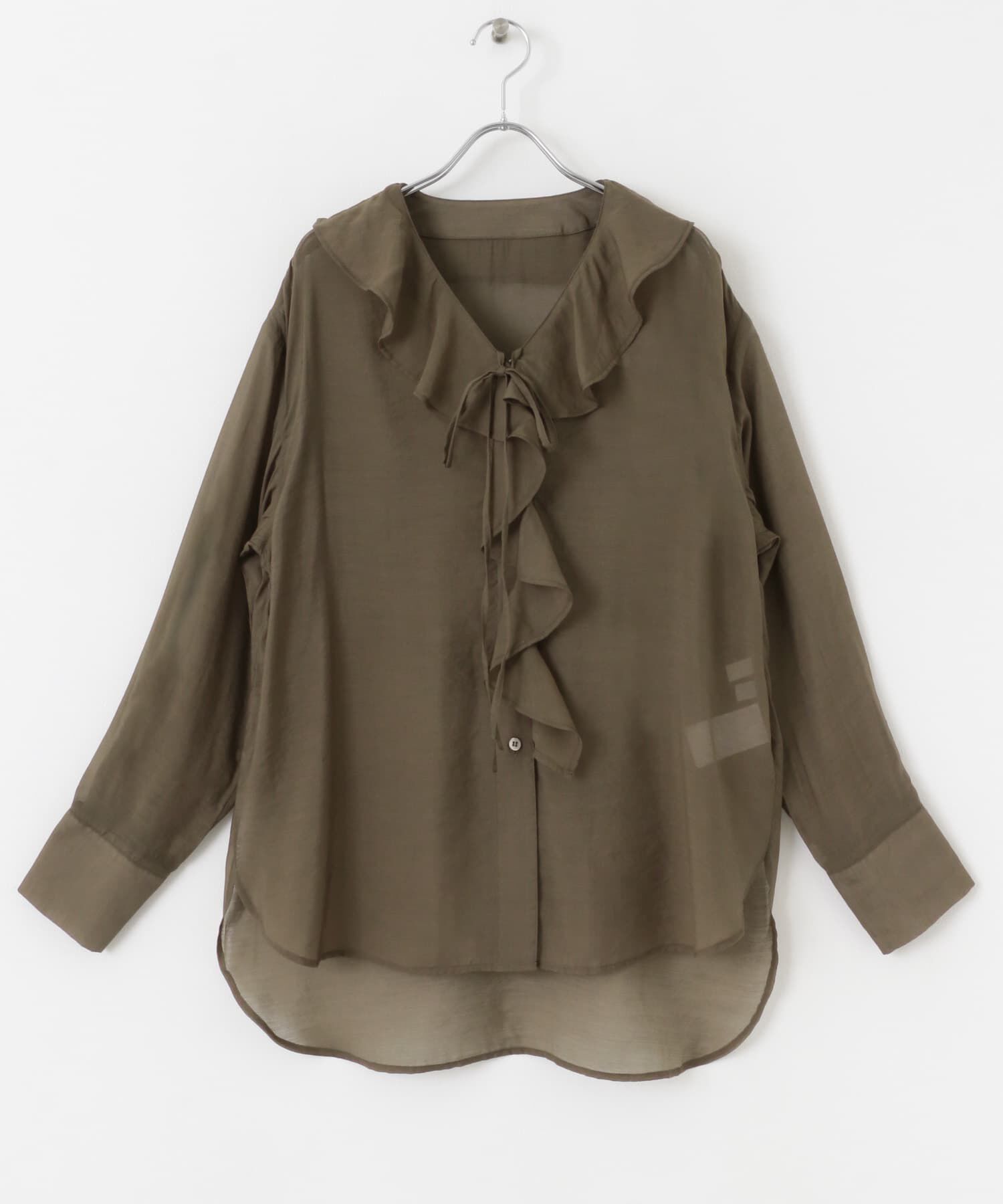 SENSE OF PLACE by URBAN RESEARCH「フリルカラーブラウス」|シャツ・ブラウス|