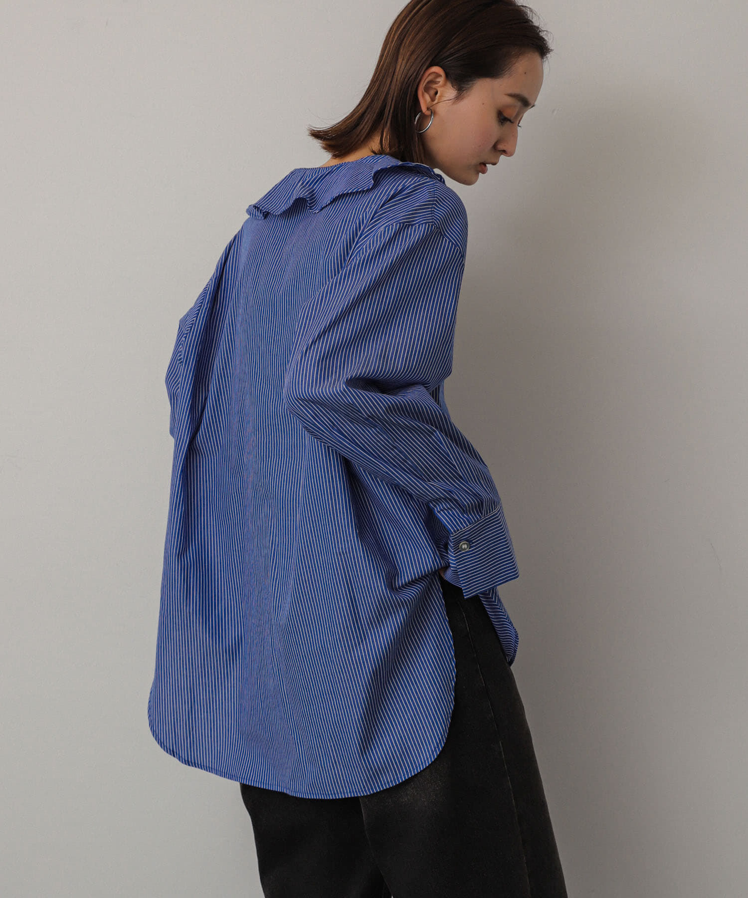 SENSE OF PLACE by URBAN RESEARCH「フリルカラーブラウス」|シャツ・ブラウス|