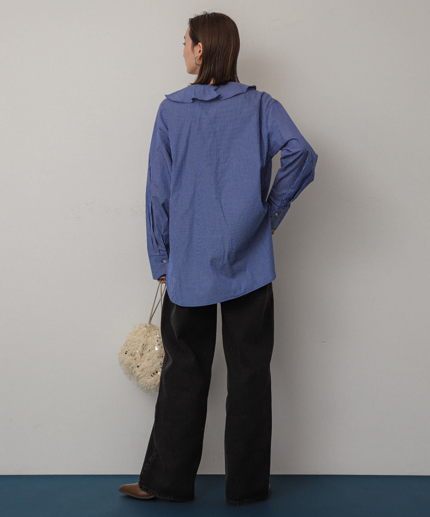 SENSE OF PLACE by URBAN RESEARCH「フリルカラーブラウス」|シャツ・ブラウス|