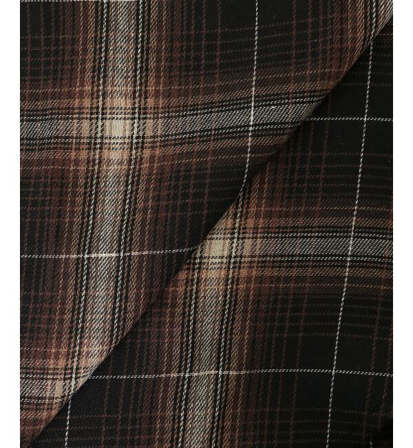  「《手洗い可能》チェックオーバーシャツ」|シャツ・ブラウス|