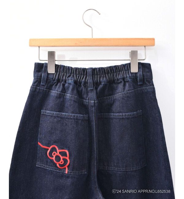  「ハローキティ サイドリボンデニム」|デニム|