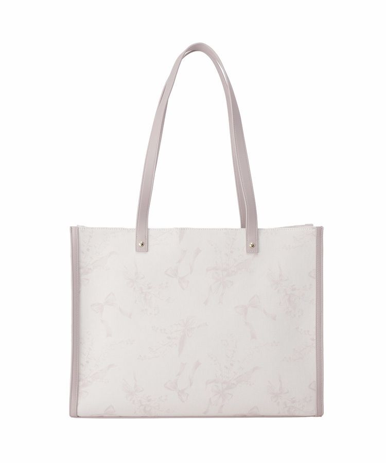 Maison de FLEUR「すずらんプリントスクエアトートバッグ」|トートバッグ|