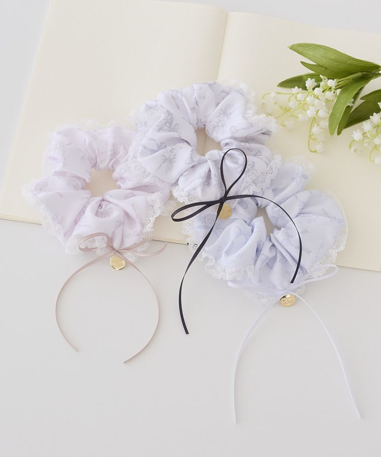 Maison de FLEUR「すずらんプリントシュシュ」|その他|
