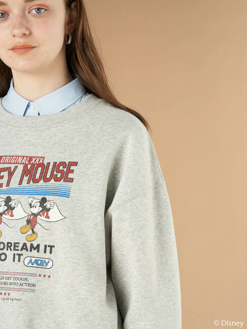  「Triple Mickey/ロゴスウェット」|Tシャツ・カットソー|