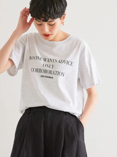  「ヴィンテージライクロゴカットソー1」|Tシャツ・カットソー|