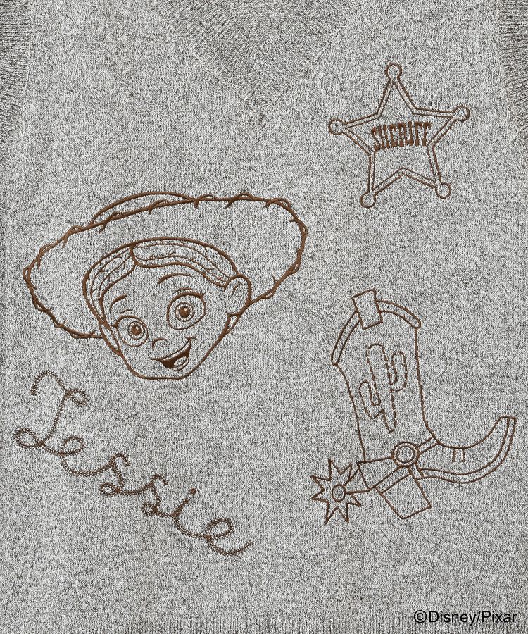 Green Parks「TOY STORY / 刺繍Vネックニットベスト」|ベスト・ジレ|