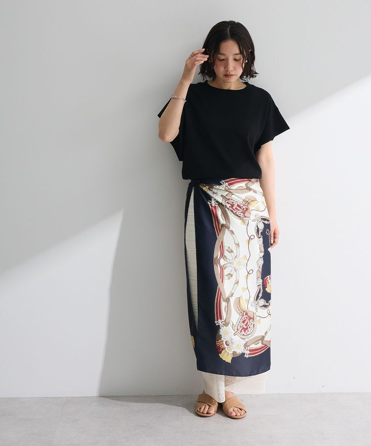 Green Parks「袖フレアフレンチスリーブニットプルオーバー」|ニット・セーター|