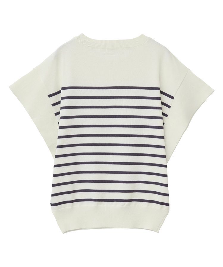 Green Parks「袖フレアフレンチスリーブニットプルオーバー」|ニット・セーター|