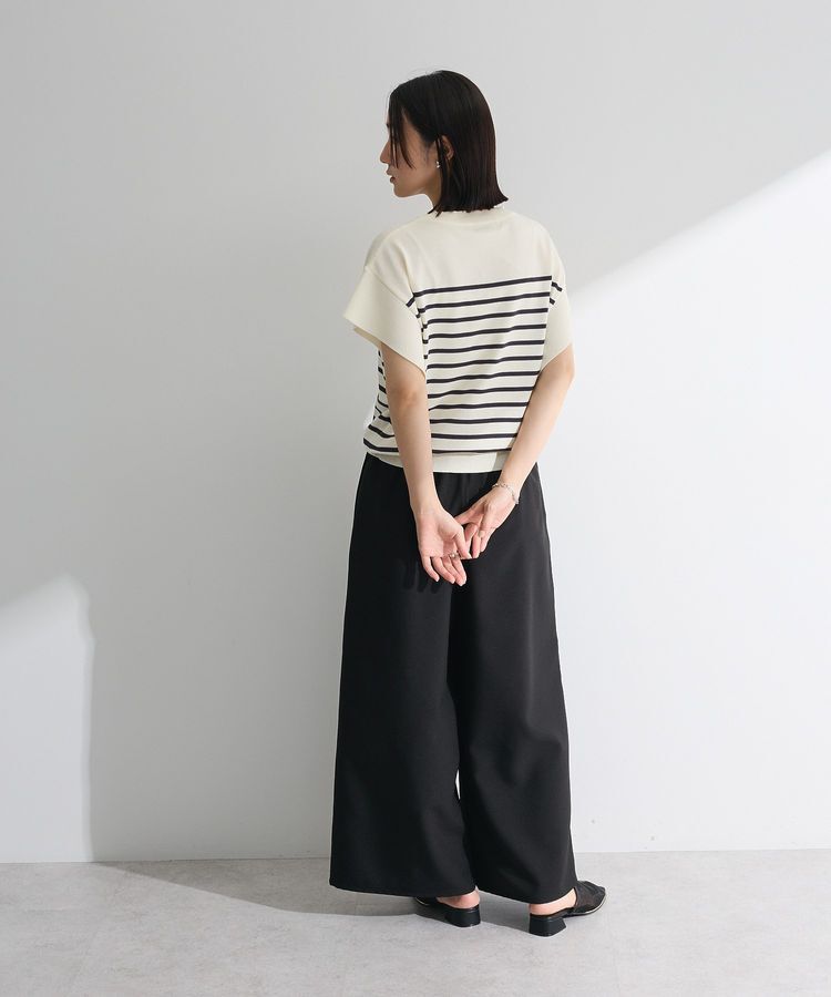 Green Parks「袖フレアフレンチスリーブニットプルオーバー」|ニット・セーター|