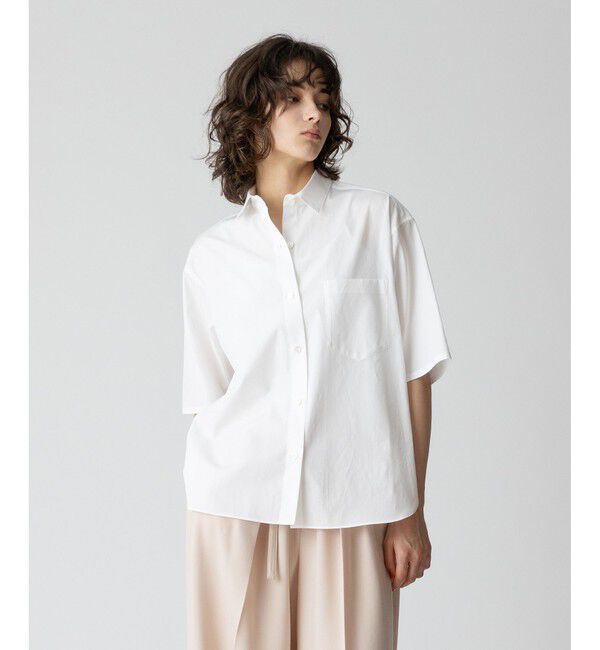 allureville「コットンブロードオーバーシャツ」|シャツ・ブラウス|