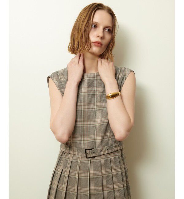 allureville「サイドスリットプリーツロングワンピース」|ワンピース|