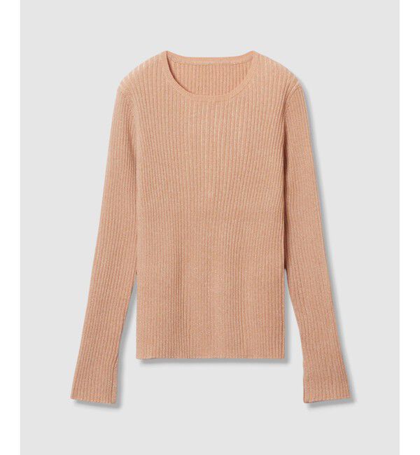 LOULOU WILLOUGHBY「【LOULOU WILLOUGHBY】LAME RIBプルオーバー」|ニット・セーター|