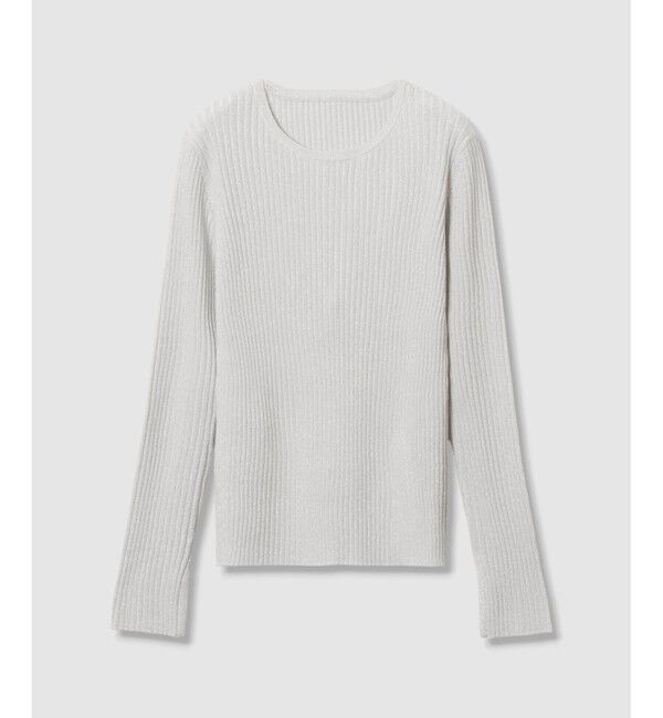 LOULOU WILLOUGHBY「【LOULOU WILLOUGHBY】LAME RIBプルオーバー」|ニット・セーター|