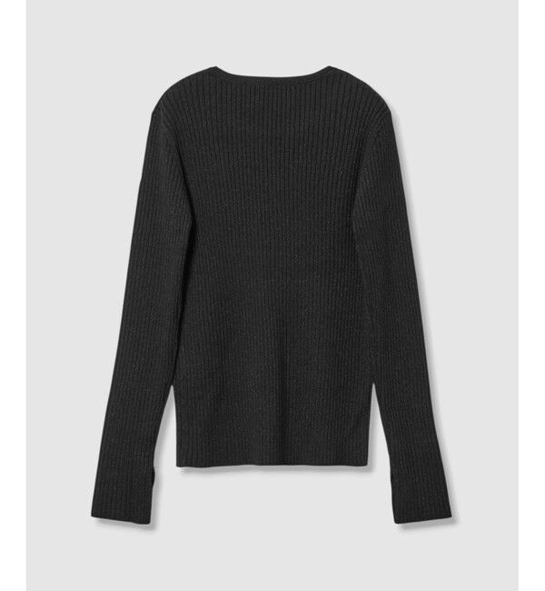 LOULOU WILLOUGHBY「【LOULOU WILLOUGHBY】LAME RIBプルオーバー」|ニット・セーター|