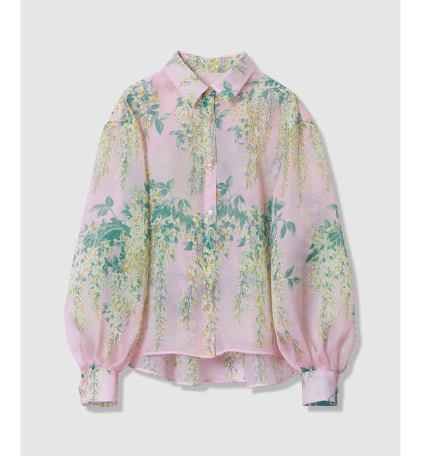 LOULOU WILLOUGHBY「【LOULOU WILLOUGHBY】RATTIオーガンフラワーブラウス」|シャツ・ブラウス|