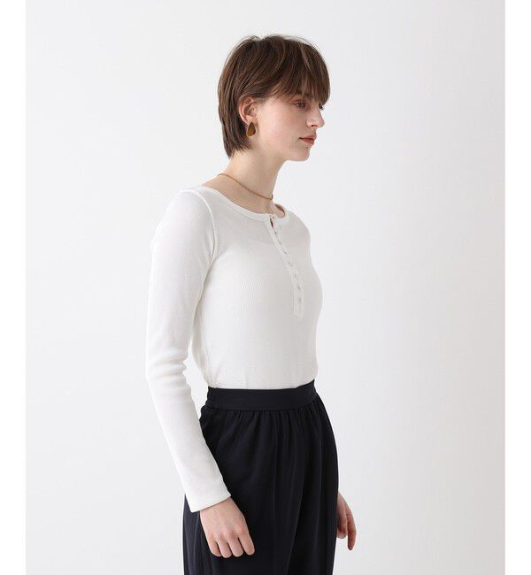 allureville「テレコヘンリーネックプルオーバー」|Tシャツ・カットソー|