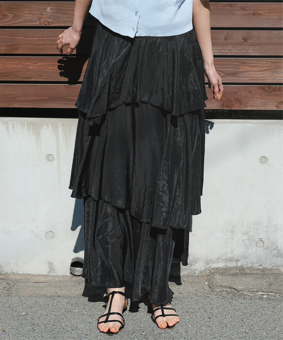titivate「ランダムヘムティアードスカート」|スカート|