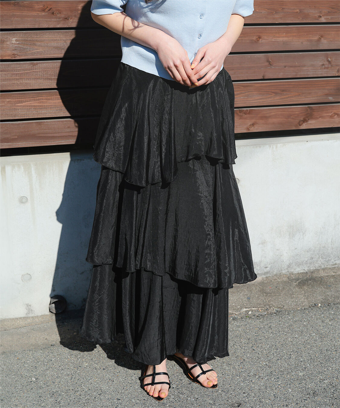 titivate「ランダムヘムティアードスカート」|スカート|