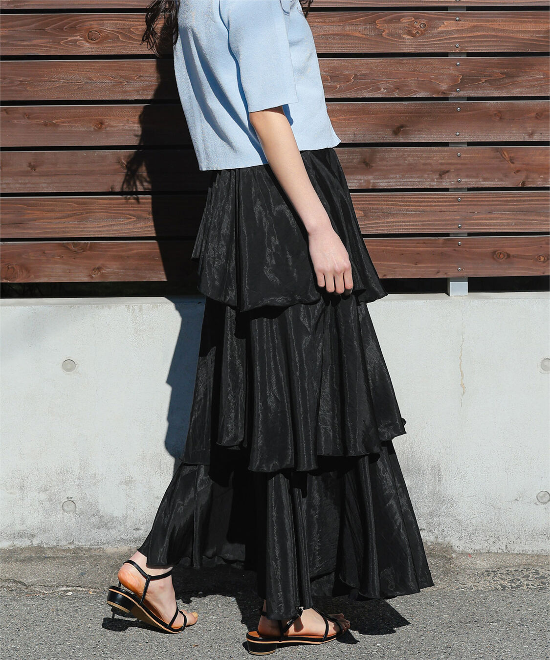 titivate「ランダムヘムティアードスカート」|スカート|