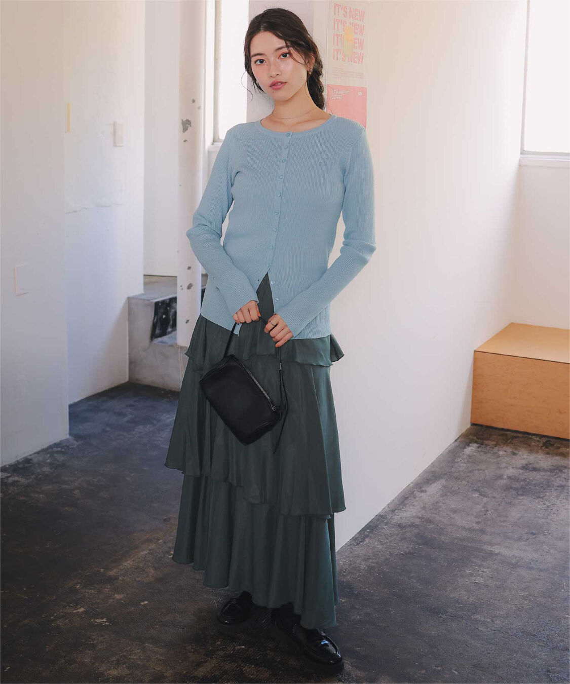 titivate「ランダムヘムティアードスカート」|スカート|