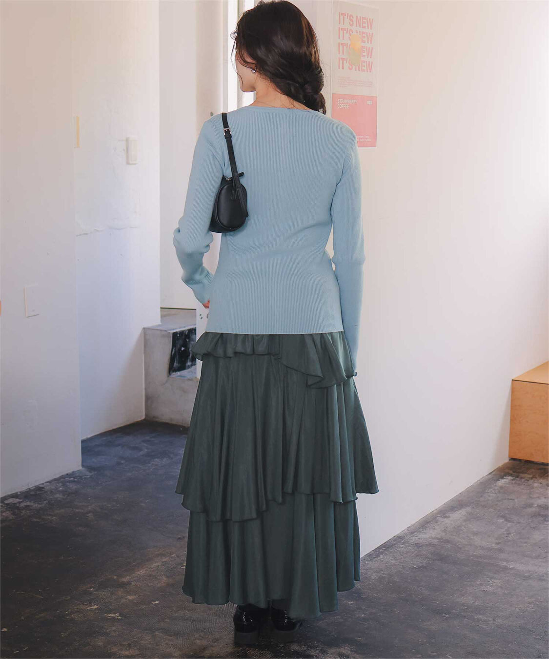 titivate「ランダムヘムティアードスカート」|スカート|