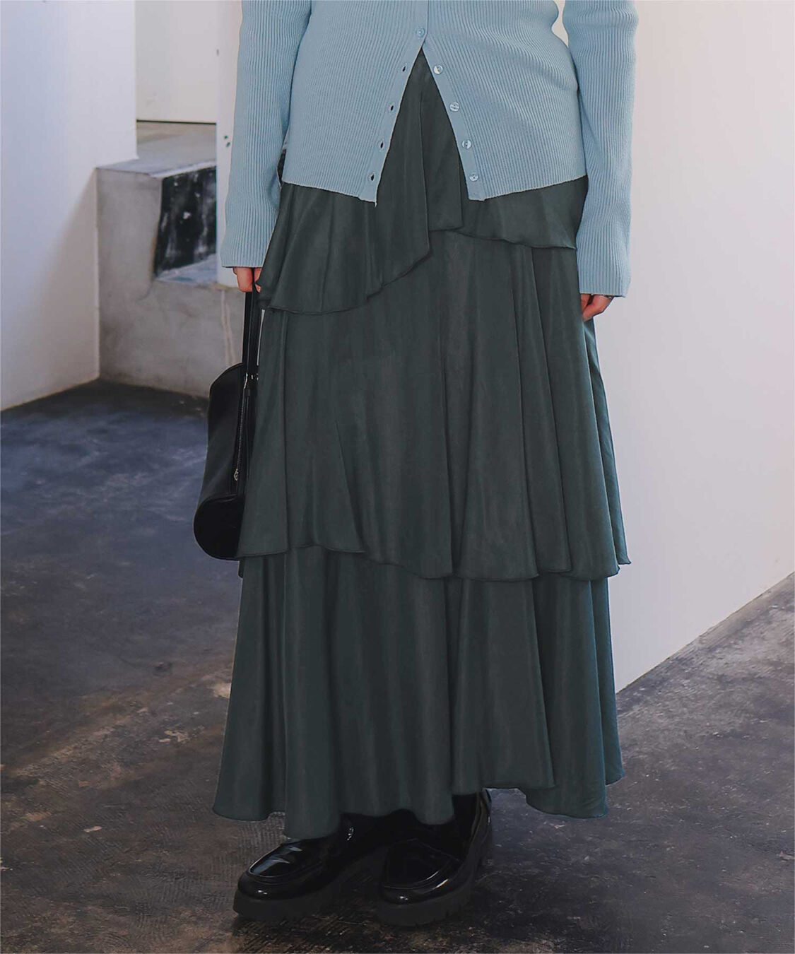 titivate「ランダムヘムティアードスカート」|スカート|