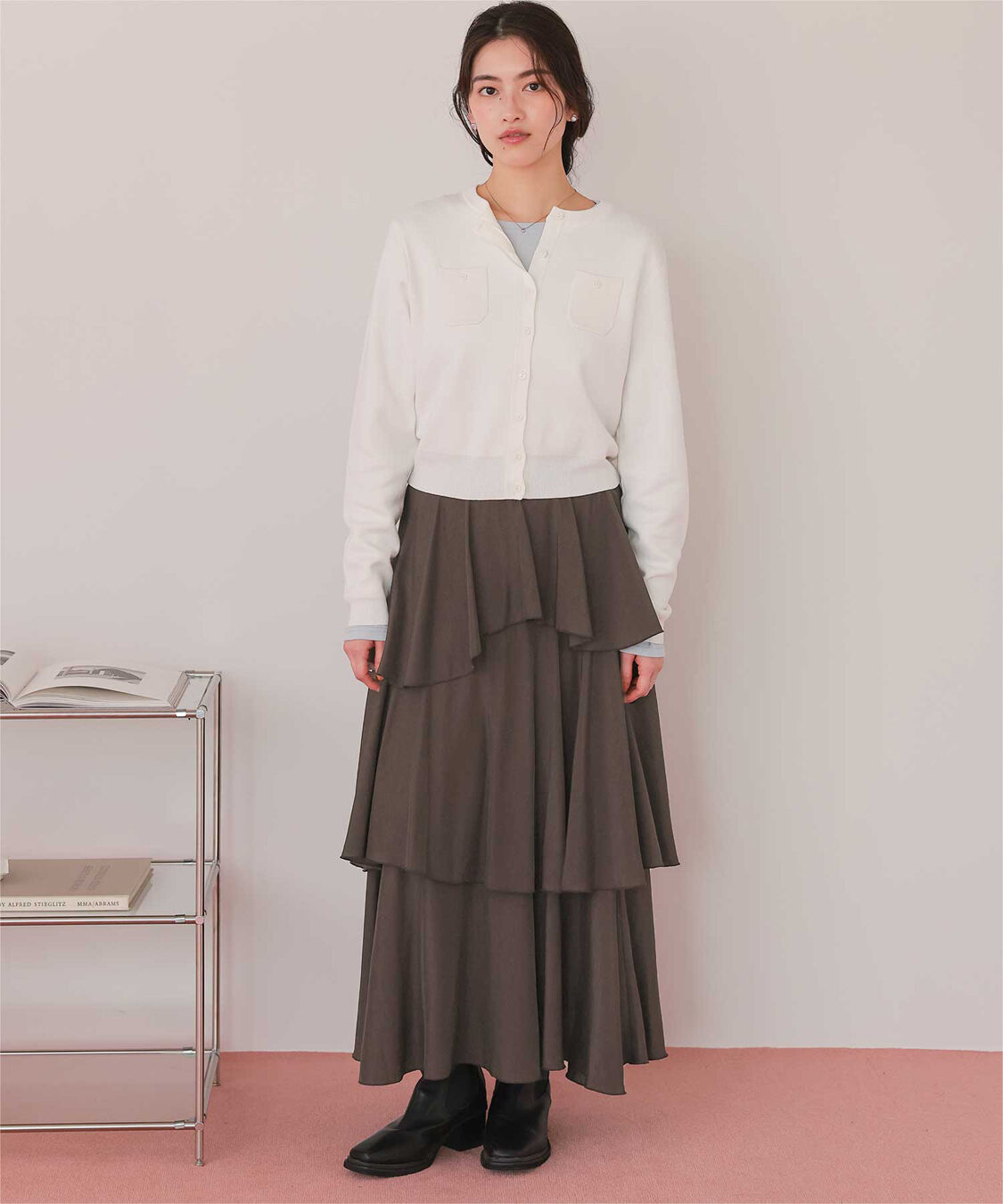 titivate「ランダムヘムティアードスカート」|スカート|