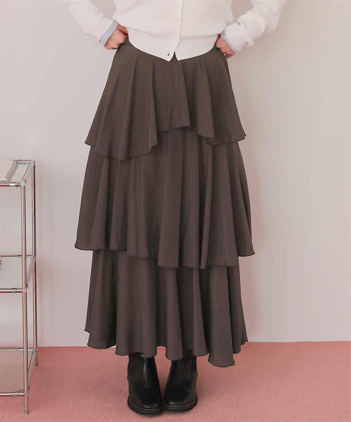 titivate「ランダムヘムティアードスカート」|スカート|