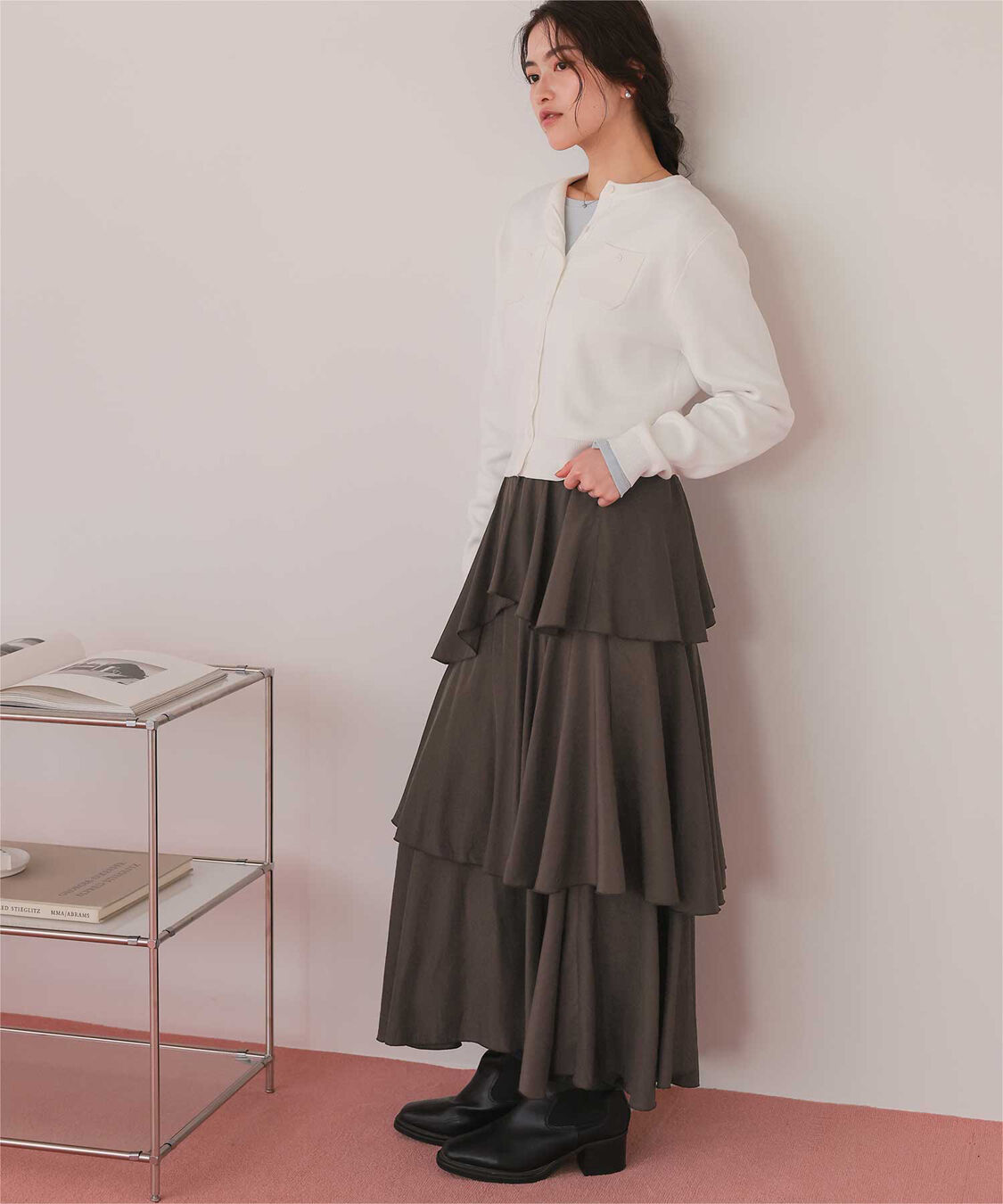 titivate「ランダムヘムティアードスカート」|スカート|