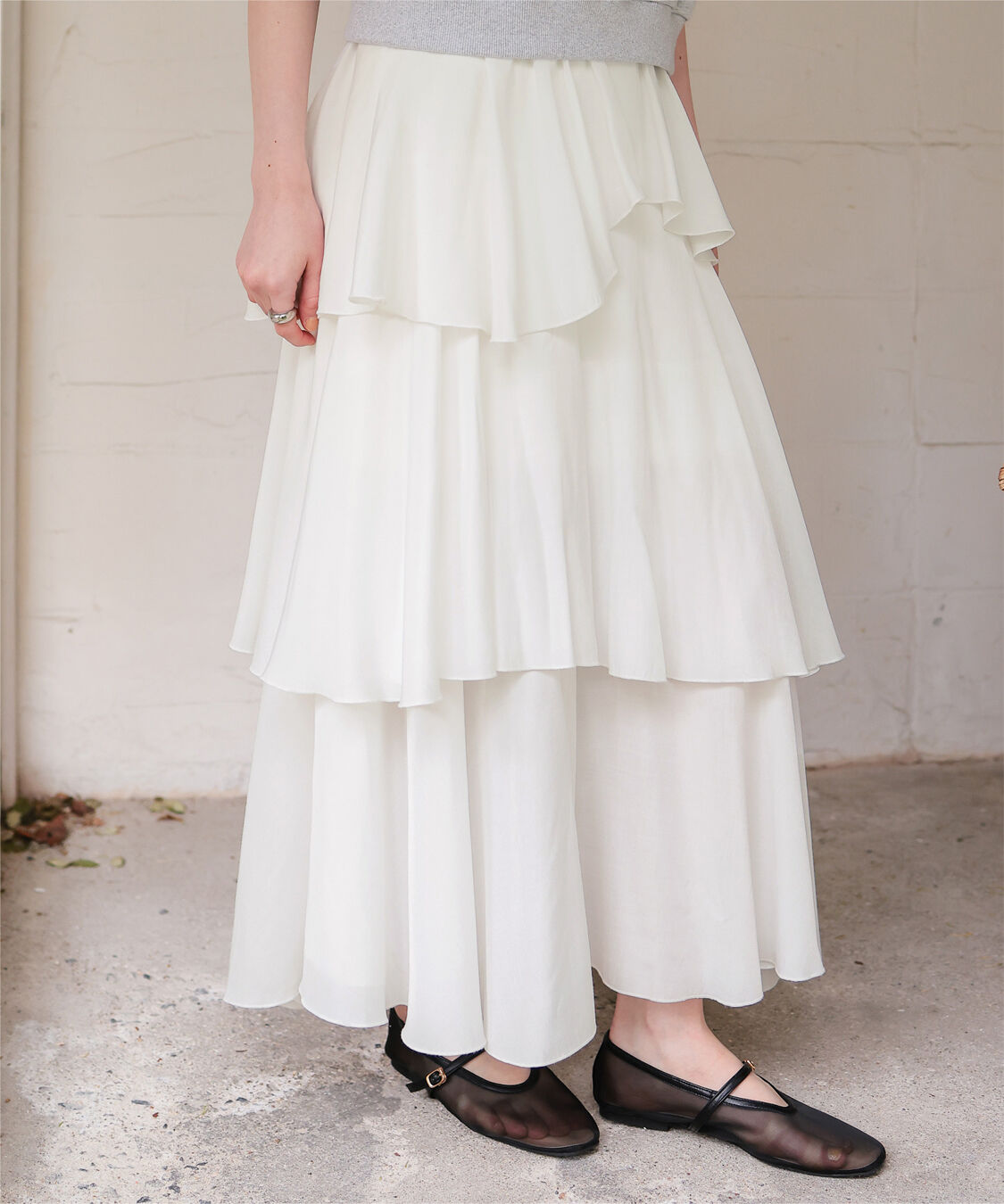 titivate「ランダムヘムティアードスカート」|スカート|