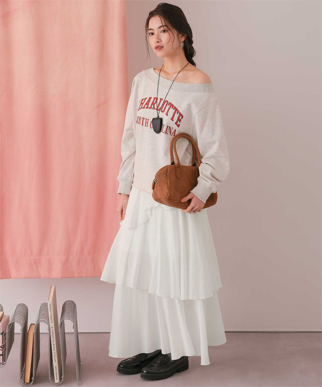 titivate「ランダムヘムティアードスカート」|スカート|